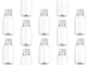 Angoily 12Pcs di Plastica Bottiglia di Succo 250ML Vuota Trasparente Bottiglie per Bevande...