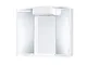 Armadietto a specchio Angy, dimensioni: 59 x 50 x 15 cm (L x A x P)