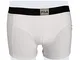 Confezione da 4 Boxer Parigamba Uomo -Fila- in Cotone Elasticizzato. Colore Bianco con Ela...