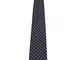 CAMERUCCI cravatta uomo foderata grigio larghezza cm 8 100% seta MADE IN ITALY
