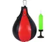 Qdreclod Cuoio Pera Veloce Boxe, Sacco da Boxe Sospeso Boxe con Gonfiatore Pugilato Speed...