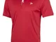 Dunlop, Polo Herren-Rot, Weiß, S, Oberbekleidung Uomo, Colore: Rosso, S