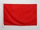 AZ FLAG Bandiera Monocolore Rosso 90x60cm per Esterno - Bandiera Rossa 60 x 90 cm