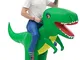 IRETG Costume da dinosauro gonfiabile per adulti divertente costume da dinosauro esplosion...