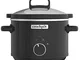 Crock-pot Pentola per Cottura Lenta, Slow Cooker, Capienza 2.4 litri, fino a 2 Persone, 2...