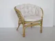 fantasie d oriente poltrona in vimini rattan con cuscini per esterno ed interno cm 71x66x7...