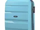 American Tourister Bon Air, Spinner Small Strict Bagaglio a Mano, 55 cm, 31.5 liters, Blu...