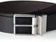 Calvin Klein Formal Rev.adj. Belt 3.5cm Cintura, Nero (Black/Brown 910), 7 (Taglia Produtt...