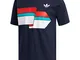 adidas Ripple TS, Maglietta Uomo, Blu (Legink/White), M