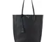 Michael Kors LG NS Shopper Tote, Borsa Donna, Black, Unica