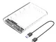 ORICO Case Hard Disk 3.5/2.5 USB 3.0 Interfaccia SATA da 3,5 Pollici SSD/HDD Disco Rigido...