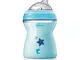 Chicco NaturalFeeling Biberon Anticolica 2+ Mesi, 250 ml, con Tettarella Inclinata in Morb...