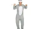 Atosa 17078 - Gray costume del cane, Extra Large, 38