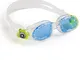 Aqua Sphere Moby Kid occhialini da Nuoto – Made in Italy, Blue/Lime