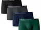 LAPASA Underwear Boxer Uomo Pacco da 4 Slip Mutande Intimo in Micromodal Tessuto Estremame...