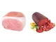 Fiorucci, trancio di prosciutto cotto spalla, c.a. 2,2 kg sottovuoto + Bresaola Punta D'an...