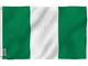Anley Fly Breeze 3x5 Piedi Bandiera Nigeria - Colore Vivido e Resistente Ai Raggi UV - Tes...