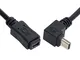 CY Cavo di prolunga da mini USB 5 pin maschio a mini USB 5 pin femmina, con angolo di 90 g...