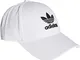 adidas Baseball Class Trefoil Cappellino con Visiera, Uomo, White/Black, Taglia Unica