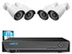 Reolink 4MP Kit Videosorveglianza Poe, 8CH 2TB NVR con 4X 4MP Telecamera Poe Esterno Imper...