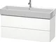 Mobile Contenitore Duravit L-Cube Vanity a Parete, 2 cassetti, 118,4 x 45,9 cm, per Vero A...