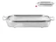 HOME 0 Cestino Lavello Inox Rete 37X31X6 Utensili da Cucina, Acciaio Inossidabile