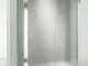 HYDRA Box Doccia 3 Lati con 2 Ante fisse e Porta Scorrevole 85x100x85 cm Opaco