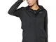 Nike Essential Jacket Hooded Ssnl Plus, Giacca con Cappuccio Donna, Black, 3X