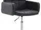 CLP Sedia Design Lounge Los Angeles Similpelle I Poltroncina Girevole E Regolabile I Sedia...