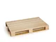 Excelsa Real Wood Tagliere a Servire Pallet, Legno Naturale, 30 x 20 x h. 3.7 cm