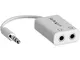 Startech.Com Adatattore Sdoppiatore Cuffie 3.5 Mm, Cavo Splitter per Jack da 3.5 Mm Maschi...