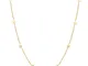 Happiness Boutique Collana Stella in Color Oro | Delicato Choker Collana con Pendenti a Fo...