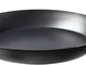 Pentole Agnelli Linea Ferro Tegame in Ferro per Paella con Due Maniglie Inox, Nero, 48 cm
