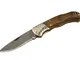 Izumi Ichiago - Coltello da Imbuia - Coltello tascabile in acciaio Damasco giapponese, mot...