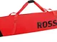 ROSSIGNOL Hero-Borsa da Sci 2/3p Regolabile 190/220, Unisex-Adulto, Rosso/Nero, cm