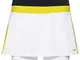 Head - Pantaloncini da Donna Emma Skort W, Donna, Pantaloncini, 814229-WHYWL, Bianco/Giall...