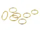 GoldChic Jewelry Set Di Anelli Midi Impilabili Knuckle, Anelli a Fascia In Oro Per Donna