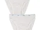 Sloggi 100 Tai - Slip da Donna, Confezione da 3, Bianco (White), 2 IT