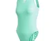 adidas TRF Swim Costume da Nuoto, Donna, Prism Mint/White, 40