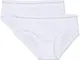 Schiesser Long Life Cotton 2pack Panties Slip, Bianco (Weiss 100), 140 (Pacco da 2) Bambin...