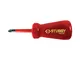 Cacciavite C.K T48345-2 Stubby VDE/1000 V, sottile, Mod2 (Plusminus), rosso
