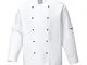 Giacca da chef Somerset bianco Grembiule panettiere Abbigliamento da cuoco Cook Gastronomi...