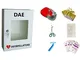 Pharma[+] Armadietto Porta defibrillatore DAE con Kit rianimazione Primo Soccorso blsd