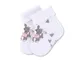 Sterntaler Calzini per bebè, Emmi bambina, Età: 6-9 mesi, Taglia: 18, Bianco