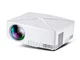 LAYA Proiettore HD Mini 1280x720P Video Beamer 3D Proiettore Supporto 1080P HD-in USB (Opz...