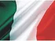 BANDIERA ITALIA ITALIANA TRICOLORE cm. 150 x 90 poly lucido acetato