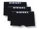 Diesel UMBX-DAMIENTHREEPACK, Slip Uomo, Nero (Black/Black/Black E4101-0Jkkb), XL, Pacco da...