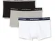 Emporio Armani Underwear 111357CC717, Boxer Uomo, Multicolore (Bianco/Nero/Grigio), X-Larg...