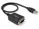 StarTech.Com Cavo Adatattore USB 2.0 a Seriale RS232 DB9 con Interfaccia COM, Adatattore P...