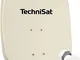 TechniSat DIGIDISH 45 - Parabola satellitare per 2 partecipanti (parabola da 45 cm con sup...